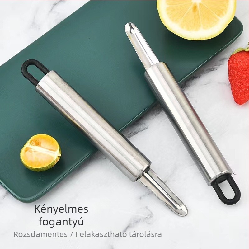 Rozsdamentes acél garnéla tisztító és héjnyitó eszköz, Longan golyó kinyerő