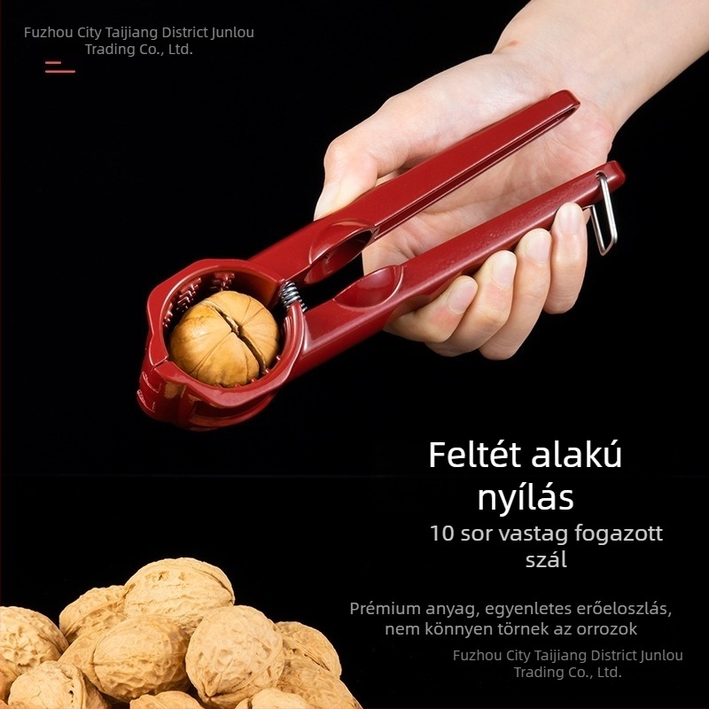 Alumínium ötvözetű héj- és magvágó csipesz – konyhai eszköz modern minimalist stílussal, logó nyomás lehetséges