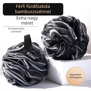 Férfiaknak szóló, nagy méretű fürdőlabda, ultra puha, nem hullik szét, bőrbarát, gazdag habot képez