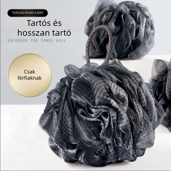 Férfiaknak szóló, nagy méretű fürdőlabda, ultra puha, nem hullik szét, bőrbarát, gazdag habot képez