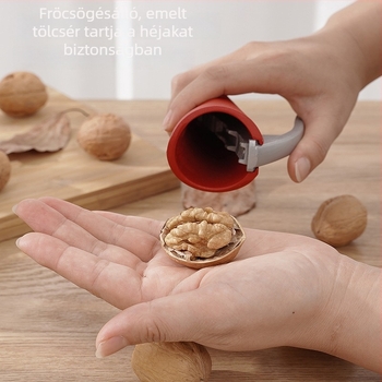 Többfunkciós diótörő fogó alumíniumból – alkalmas pecan, dió, gesztenye és mogyoró héjának feltörésére