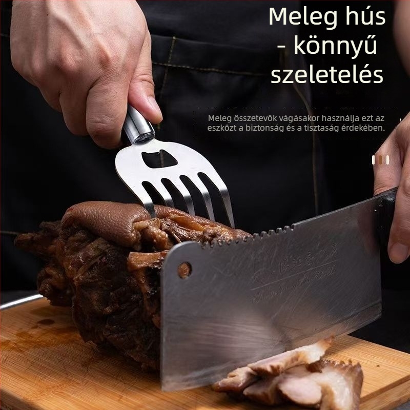Bear Claw Meat Shredder – Rozsdamentes acélból készült konyhai eszköz csirke- és marhahús szálazására, barbecue célokra, hússzeparáló