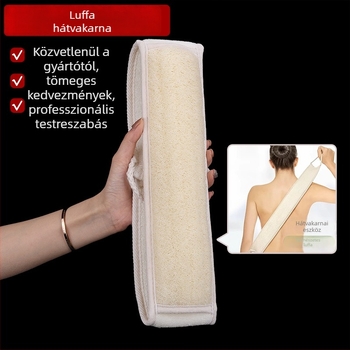 Luffa hátoldali dörzsölő szalag agyagos exfoliációhoz