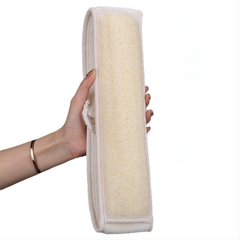 Luffa hátoldali dörzsölő szalag agyagos exfoliációhoz