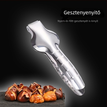 430 rozsdamentes acél – kézi gesztenye nyitó, gesztenye és dió konyhai eszköz