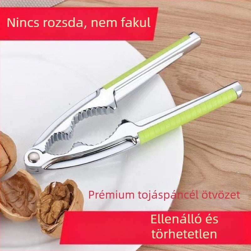 Konyhai diótörő klipsz – cink ötvözet, testreszabható logó, többfunkciós eszköz aszalt gyümölcsökhöz