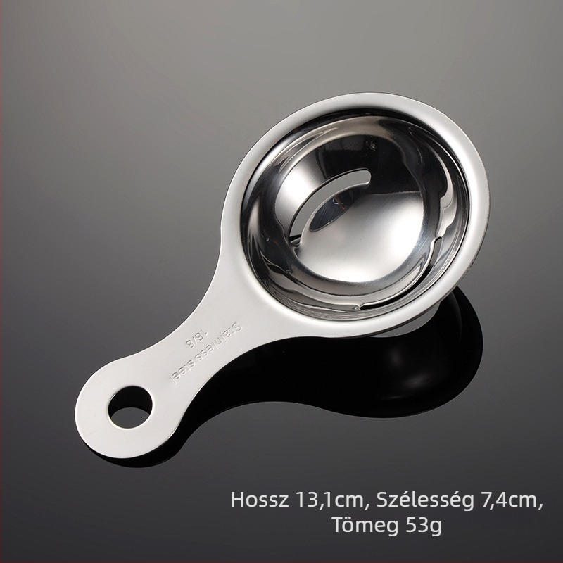 Tojás sárgáját és fehérjét elválasztó, 304 rozsdamentes acélból, modern minimalist design, testreszabás és logónyomtatás