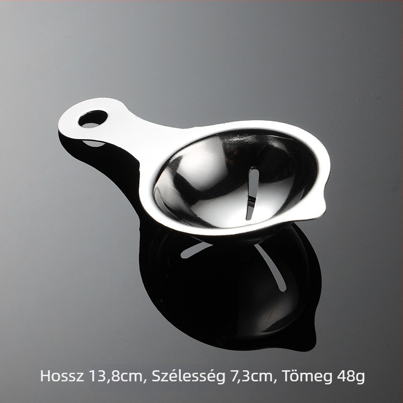 Tojás sárgáját és fehérjét elválasztó, 304 rozsdamentes acélból, modern minimalist design, testreszabás és logónyomtatás