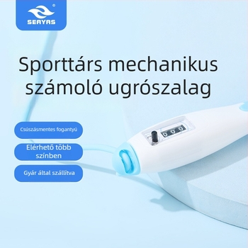 Elektronikus számoló ugrókötél, gumiból, 215 g, Jingjiang márka, modell JJTS-003