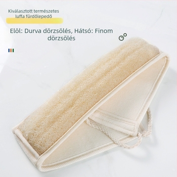 Természetes luffa fürdőecset hosszú hátsó törlő sávval, 300 darabos dobozban, Zhejiang eredet, univerzális használat, testreszabható