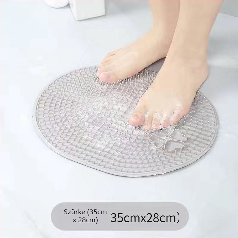 Egy darabból készült szilikon fürdőmatrac, szívókorongokkal, csúszásmentes, gyermekeknek