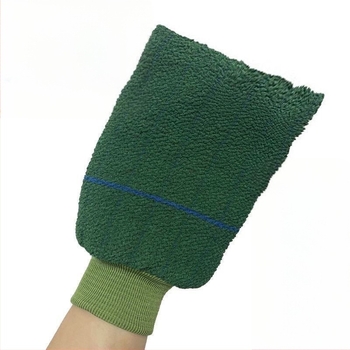 Férfiaknak készült durva szemcsés fürdőkesztyű általános használatra