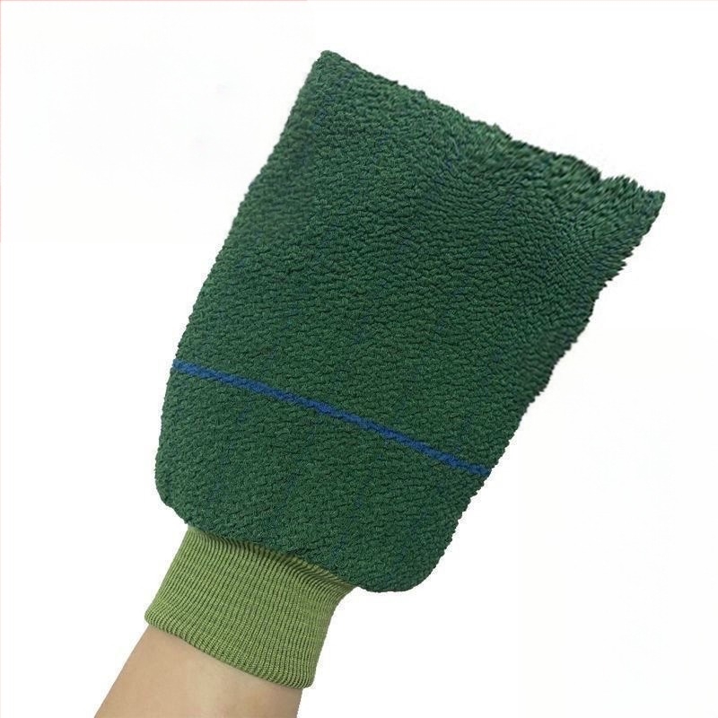 Férfiaknak készült durva szemcsés fürdőkesztyű általános használatra