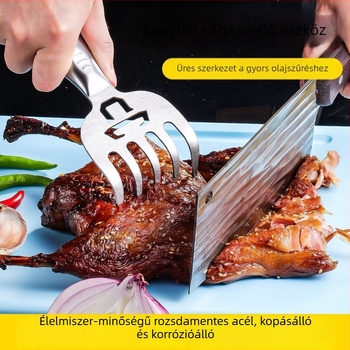 Enjoy Medvekarom hús szeparáló – élelmiszer-minőségű rozsdamentes acél, konyhai anti-cut eszköz