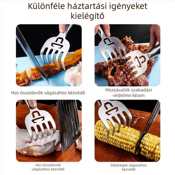 Enjoy Medvekarom hús szeparáló – élelmiszer-minőségű rozsdamentes acél, konyhai anti-cut eszköz