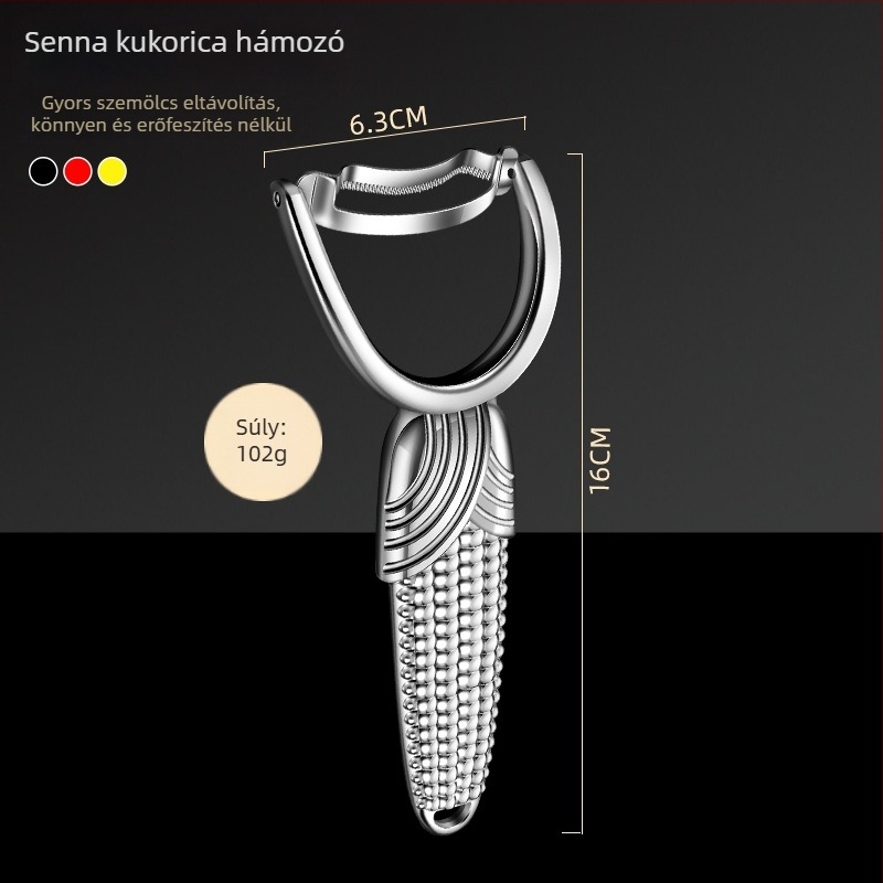 Kézi kukorica planer rozsdamentes acélból – konyhai hámlasztásra és magok szétválasztására, testreszabható, modern minimalist stílus