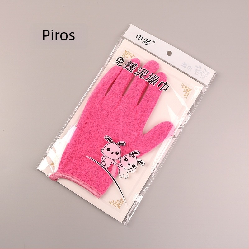 Fürdő kesztyűk, ötujjas kialakítás, rostos selyem anyag, Shandong eredetű, Towel Style márka