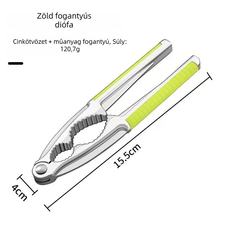 Diótörő fogó cinkötvözetből – mogyoróhoz és fenyőmaghoz, logónyomtatás lehetséges