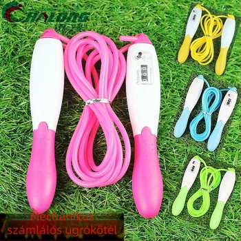 JIALONG PVC ugrókötél mechanikus számlálóval edzéshez