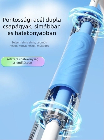 Dupla csapágyas ugrókötél, versenyszerű, PVC anyagból, gyerekek és felnőttek számára, futáshoz és edzéshez