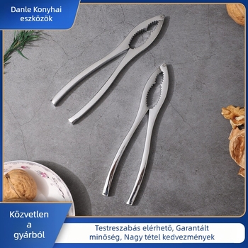 Dióhéj eltávolító klipsz – cinkötvözet, modern minimalist design, logó testreszabható, Zhejiang eredet