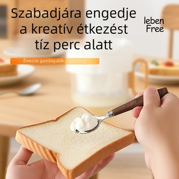 Joghurt szűrő fogantyúval — Leiwei; Anyag: ABS+PP+rozsdamentes acél+nem szőtt textil; Termékkód: Lw014054