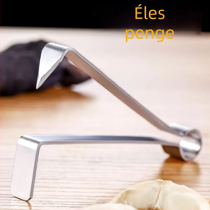 Rozsdamentes acél Water Chestnut hámozó eszköz, Five Strokes, modern minimalist dizájn, testreszabás elérhető