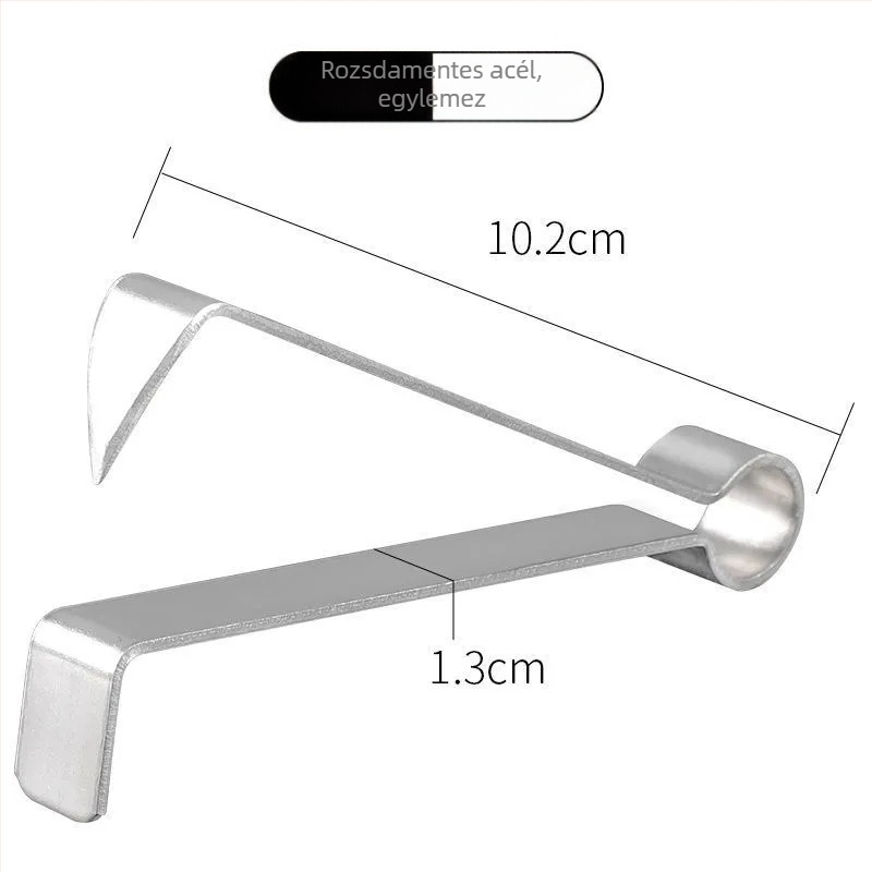 Rozsdamentes acél Water Chestnut hámozó eszköz, Five Strokes, modern minimalist dizájn, testreszabás elérhető