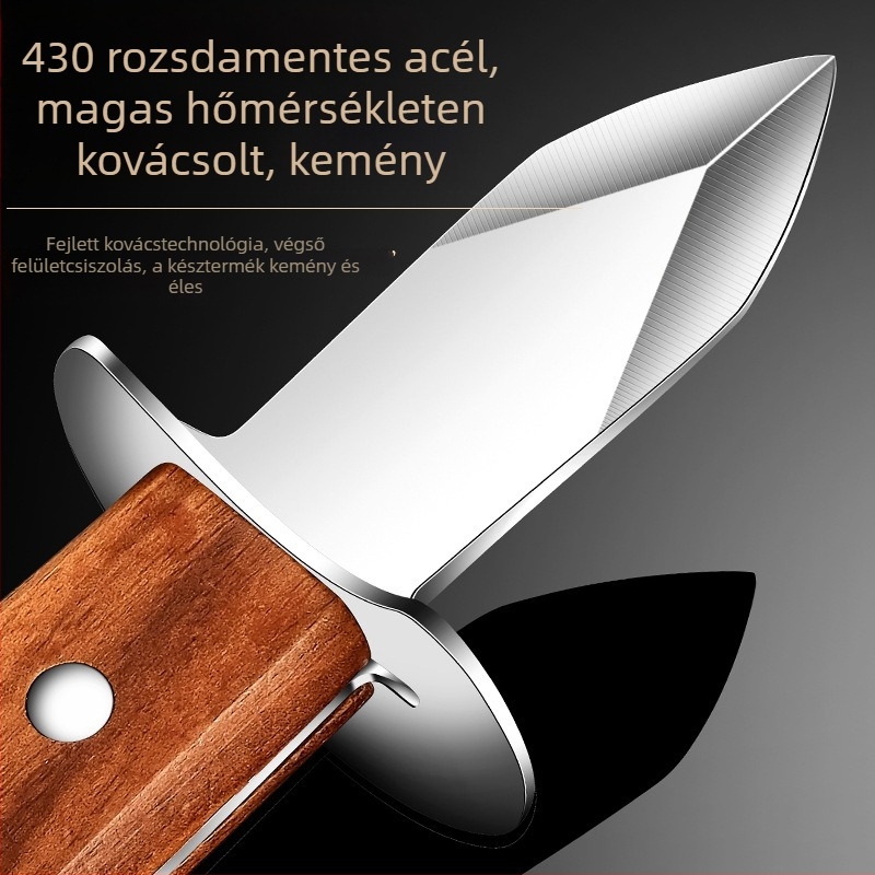 304 rozsdamentes acél osztriga kés — nyitóeszköz háztartási és professzionális használatra