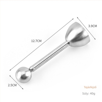 Tojásnyitó és héjvágó – rozsdamentes acél, modern minimalista stílus, téli kiadás 2020