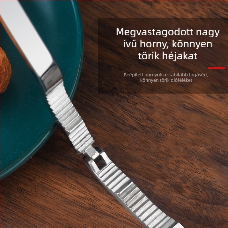 Twin Wolves dióhéj-szedő fogó – 304 rozsdamentes acél, modern minimális dizájn, Yangjiang, 2021 nyár