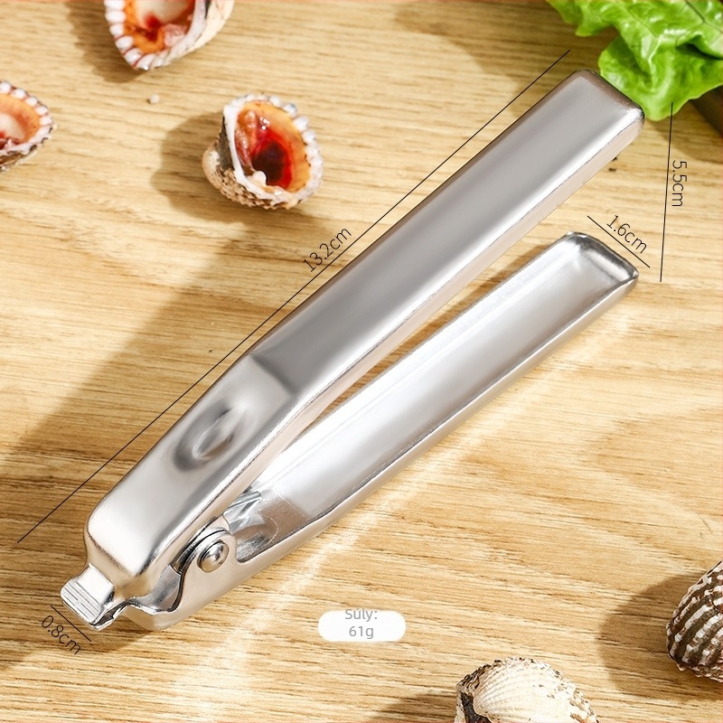 Vérkagyló klipek nyitó – Next Chef Excellent, 430 rozsdamentes acél, modern egyszerű dizájn, nyomtatott logó, kiadás 2022
