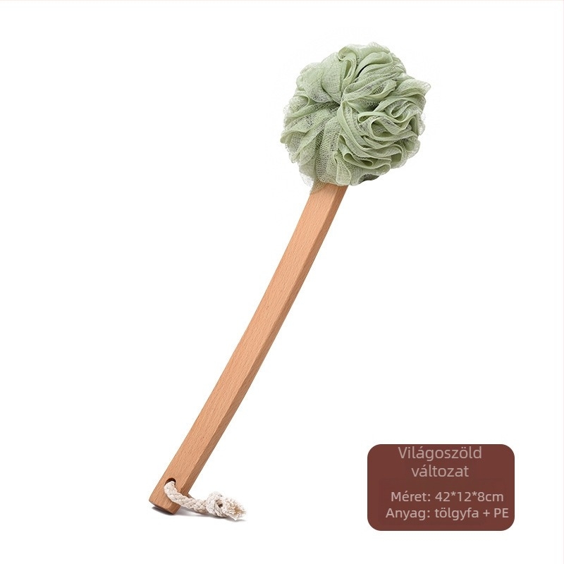 Fürdőgolyó hátmosó hosszú nyéllel (PE, univerzális, 60 db)