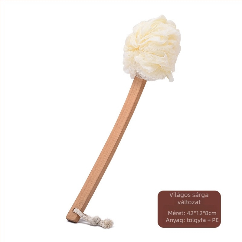 Fürdőgolyó hátmosó hosszú nyéllel (PE, univerzális, 60 db)