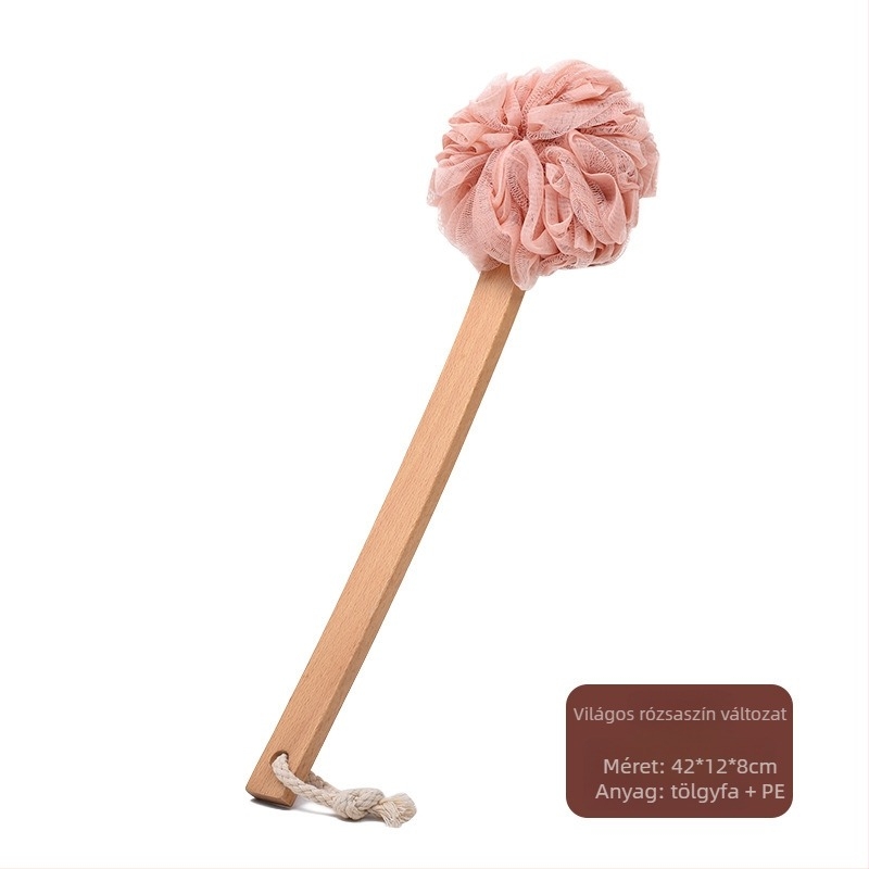 Fürdőgolyó hátmosó hosszú nyéllel (PE, univerzális, 60 db)