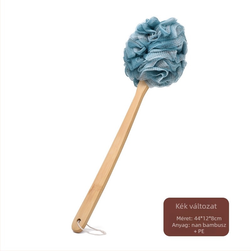 Fürdőgolyó hátmosó hosszú nyéllel (PE, univerzális, 60 db)