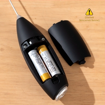 Elektromos tejhabosító kézi, állvánnyal, 304+ABS, logó nyomtatás, testreszabás elérhető (bemutatva 2024)