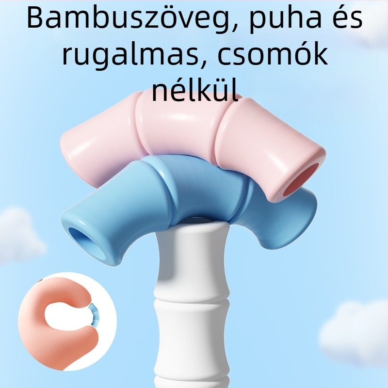 Deli FT168 Állítható ugrókötél gyerekeknek, kezdőknek könnyen tanulható, műanyag/pamut kötél