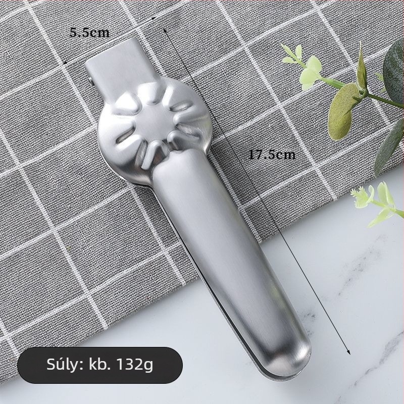 Rozsdamentes acél gesztenyenyitó fogó – minimalist design