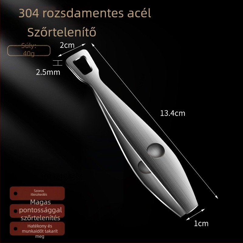 LinBorui 304 rozsdamentes acél – madár tolltépő és halcsont eltávolító konyhai eszközkészlet