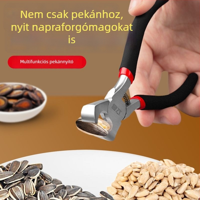 Fenyőmagok hántolására szolgáló diótörő — Lichang, magas széntartalmú acél, szorító mechanizmus