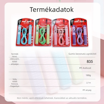 Yixin ugrókötél mechanikus számlálóval, PP anyagból, 2,7 m hosszú, edzéshez