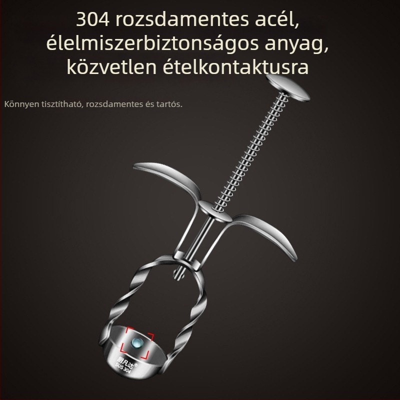 Chufanda 304 rozsdamentes acél – vörös daták magkivonó, sokoldalú háztartási eszköz