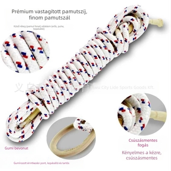 Pamut ugrókötél — Shen Yue; anyag: pamut; felhasználás: fitnesz berendezés; általános használat