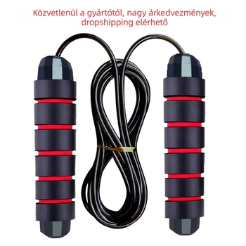 Fém ugrókötél súlytömb - Edzéshez, acélhuzalos, 0,1 kg