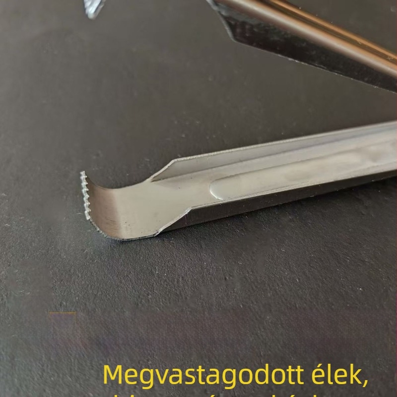 Rozsdamentes acél halas klipsz konyhára - klip a halak ellenőrzésére, anti-lyukasztó dizájn, minimalist stílus, 2025-ben debütál