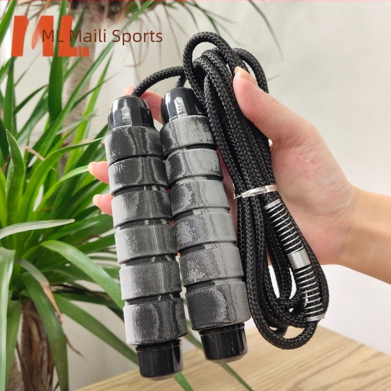 Lecsatolható kültéri súlyozott ugrókötél felnőttek és gyerekek számára – műanyag fogantyú, nylon zsinór és habszivacs markolat, 2.8, edzés és extrém kihívások