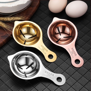 Rayatu 304 rozsdamentes acél tojásfehérje- és sárgája-szeparátor – kézi, elektromos áram nélküli, modern stílusú konyhai eszköz