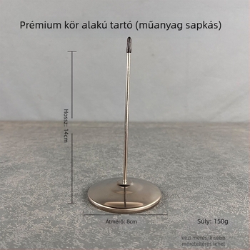 Rozsdamentes acél számla behelyező, modell egy dugóval, modern minimalist stílus, konyha és éttermi használatra