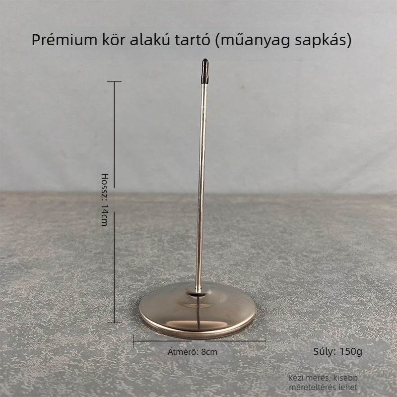 Rozsdamentes acél számla behelyező, modell egy dugóval, modern minimalist stílus, konyha és éttermi használatra